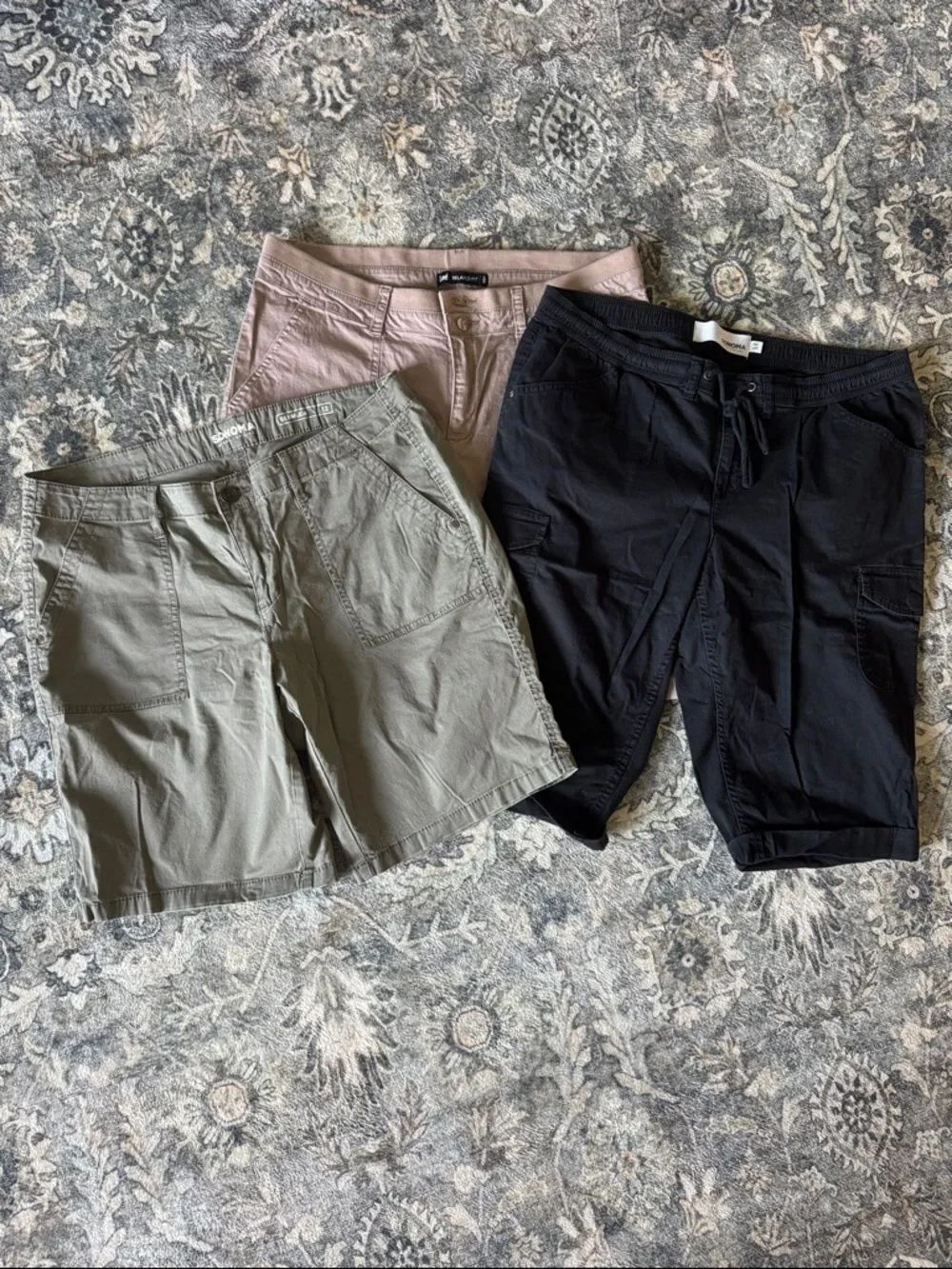 Bundle of 3 Women’s Casual Cargo Shorts
